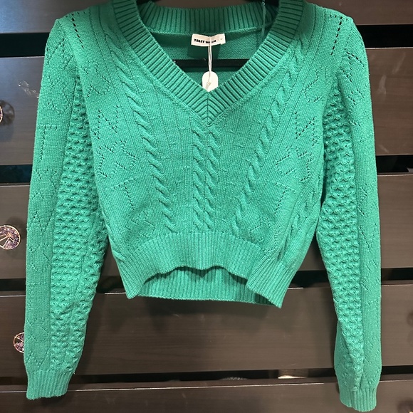 GREEN BASIC LONG SLEEVE JUMPER - Picture 8 of 8